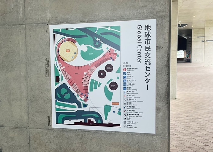 公園内の説明ボード